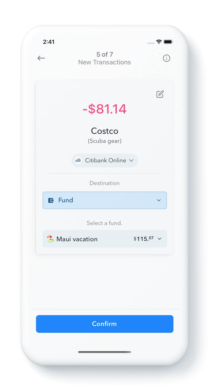Confirm Fund Transaction